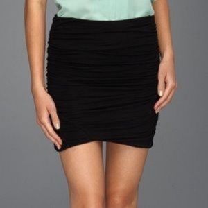 Free people rouched mini skirt